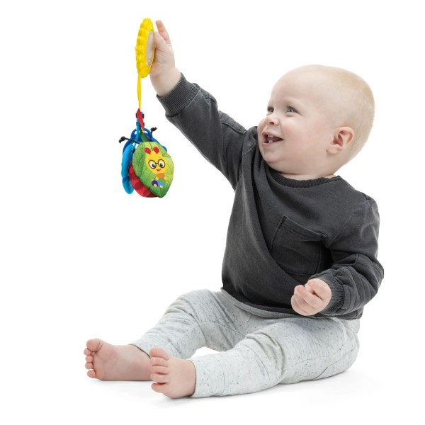 BABY EINSTEIN Hračka senzorická na C kroužku Touch of Nature™ 0m+