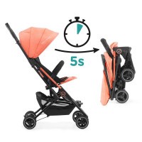 KINDERKRAFT Mini Dot Coral Kočárek sportovní + koš na pleny Angelcare