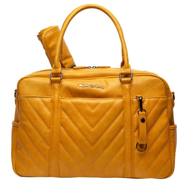 Little Company Přebalovací taška Amsterdam Quilted yellow Prošívaná