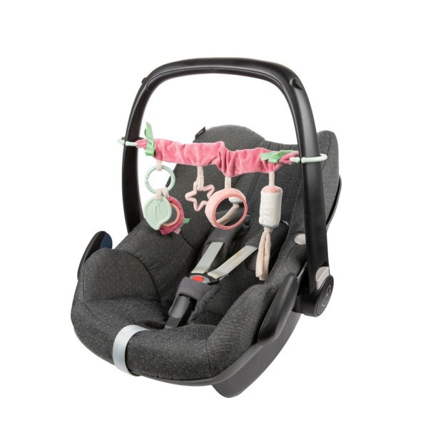 CANPOL BABIES Závěsná hračka na kočárek/autosedačku  PASTEL FRIENDS
