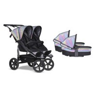 TFK SET 2 Duo stroller 2022 - air chamber wheel, glow in the dark