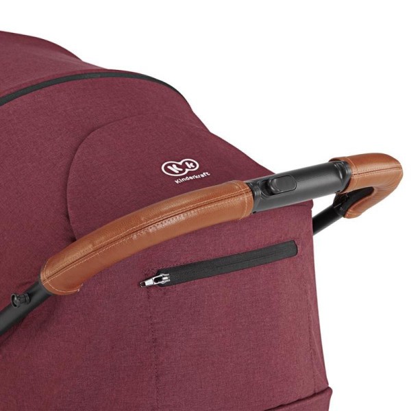 Kočárek sportovní Grande burgundy Kinderkraft + Dětské odrážedlo 2WAY Next