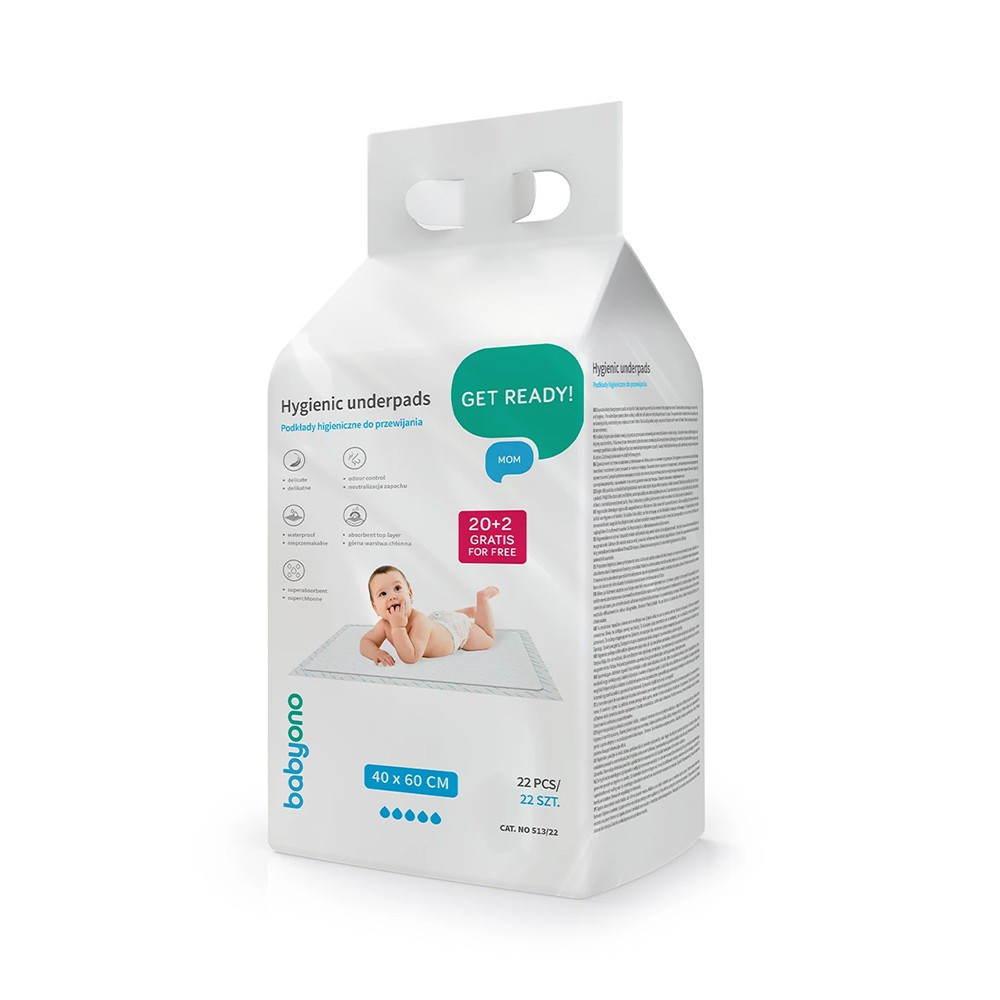 Podložky 40 x 60 cm, 20ks + 2ks zdarma