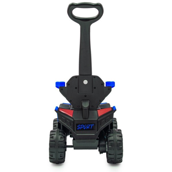BABY MIX Dětské elektrické odrážedlo Ruggy s vodící tyčí