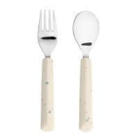 Cutlery with Silicone Handle 2pcs