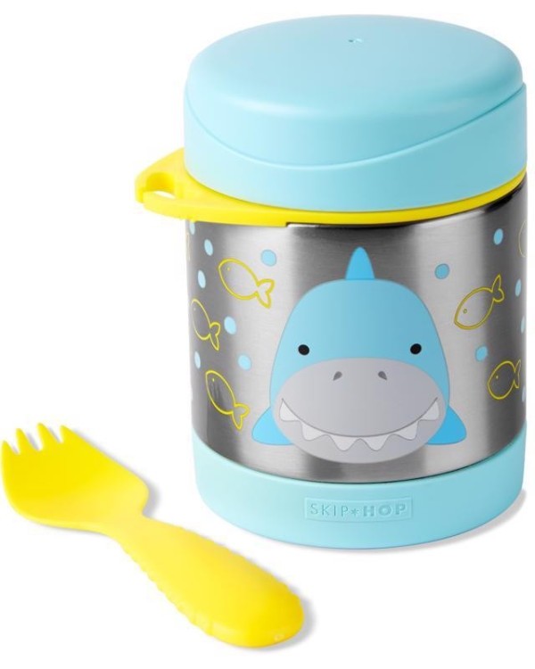 SKIP HOP Zoo Termoska na jídlo se lžičkou/vidličkou 325 ml, 3r+