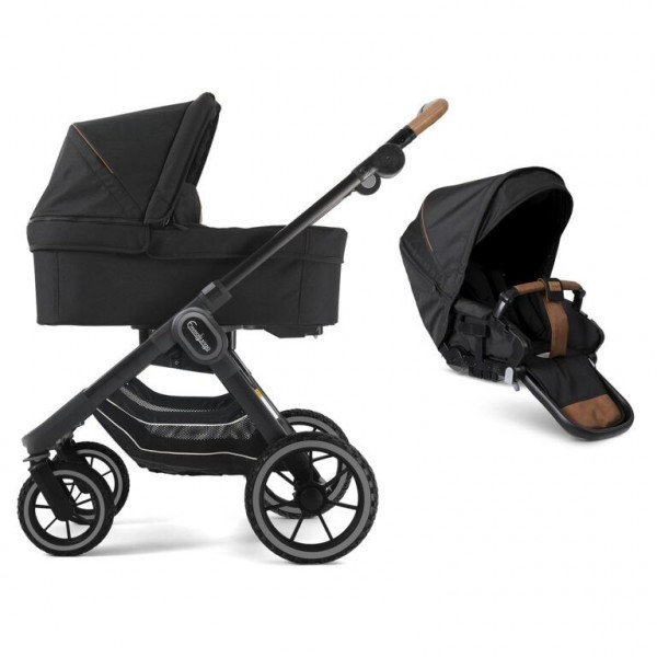 Emmaljunga set NXT90 2021 black outdoor | FLAT outdoor black