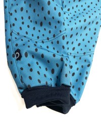 PINKIE Softshellové kalhoty Dots Blue