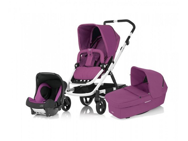 Kočárek Britax Go + Britax Hluboká korba Go + autosedačka