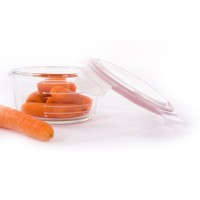 BO JUNGLE Skleněné misky s víčky B-Glass Bowls 280ml
