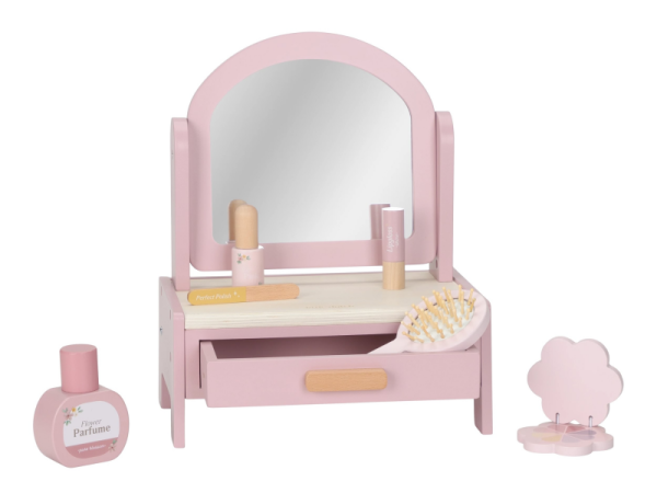 LITTLE DUTCH Toaletní stoleček dřevěný Pink