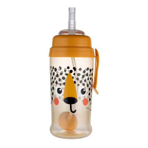 CANPOl BABIES Lahev nevylévací sportovní se slámkou a závažím BabiesBoo 350ml