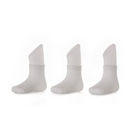 KIKKO Ponožky Pastels White (3páry)