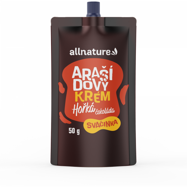 ALLNATURE Arašídový krém s hořkou čokoládou