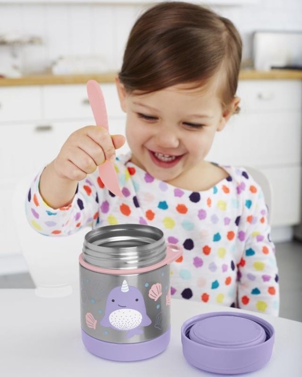 SKIP HOP Zoo Termoska na jídlo se lžičkou/vidličkou 325 ml, 3r+