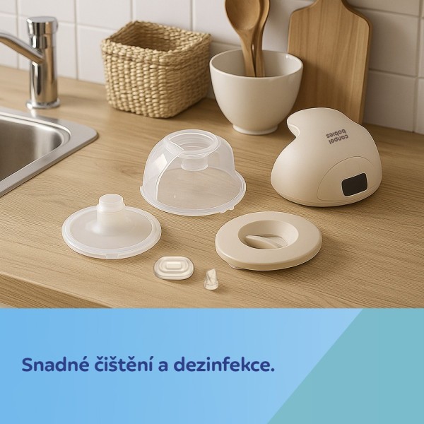 CANPOL BABIES Dvojitá elektrická odsávačka mateřského mléka do podprsenky SmartSense