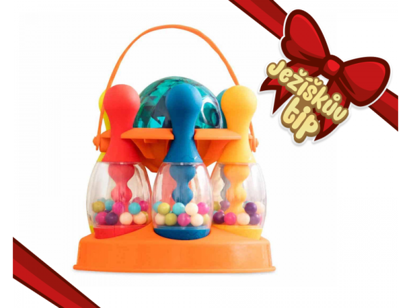 B-TOYS Bowling sada se svítící koulí - Bowling sada se svítící koulí