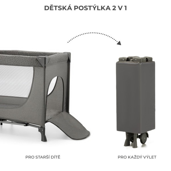 KINDERKRAFT Postýlka cestovní Joy 2