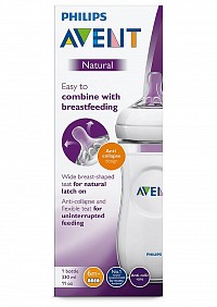 Láhev Avent Natural 330 ml, 1 ks nová