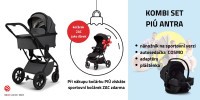 MOON PIÚ Kombi set Kombinovaný kočárek