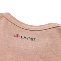 LITTLE ANGEL Tričko tenké KR Outlast® - oříšková