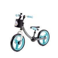 Kočárek sportovní Grande City Black Kinderkraft + Dětské odrážedlo 2WAY Next