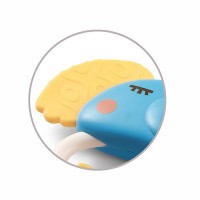 BABYONO Chrastítko s kousátkem Elephant 0+
