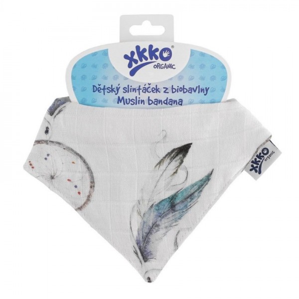KIKKO Dětský slintáček XKKO Organic Staré časy