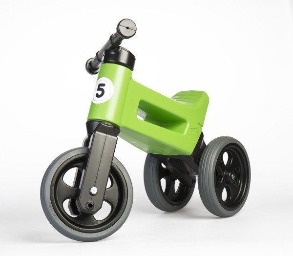 Odrážedlo FUNNY WHEELS Rider Sport modré 2v1, výška sedla 28/30cm nosnost 25kg 18m+ v sáčku