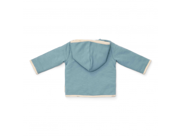 LITTLE DUTCH Kabátek oboustranný Stone Blue