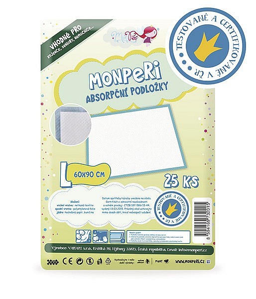MonPeri Absorpční podložky L 60x90cm 25ks