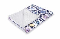 Deka Maceshka do kočárku Minky Mandala Deka Maceshka do kočárku Minky Mandala
