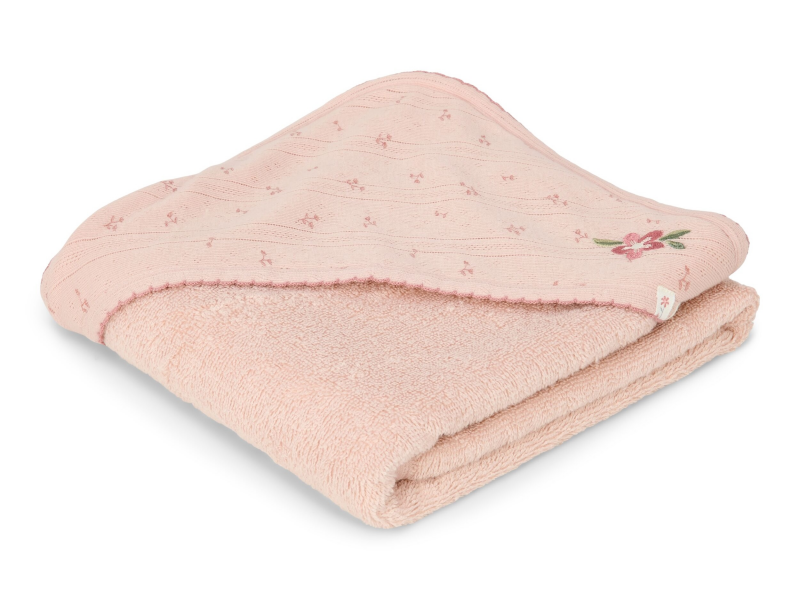 LITTLE DUTCH Osuška s kapucí 100x100 cm Pure