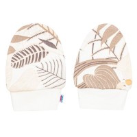 NEW BABY Kojenecký bavlněný set-capáčky a rukavičky