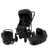 Set kočárek Britax Smile III + hluboká korba + autosedačka Set kočárek Britax Smile III + hluboká korba + autosedačka