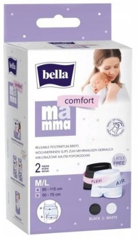 BELLA MAMMY Comfort poporodní kalhotky 2 ks