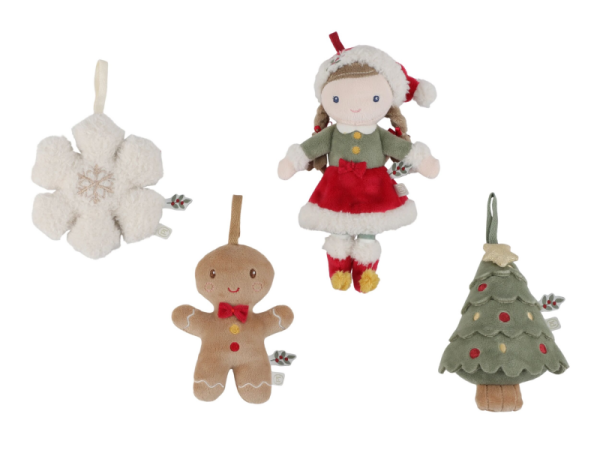 LITTLE DUTCH Vánoční ozdoby plyšové Rosa