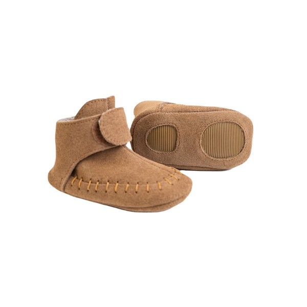 LODGER Kožené capáčky Walker Moccasin Cognac