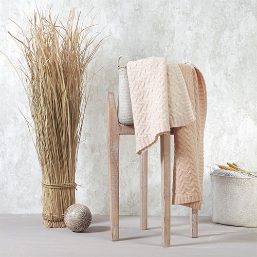 BABYONO Deka z merino vlny 75 x 100 cm dark beige 0m+