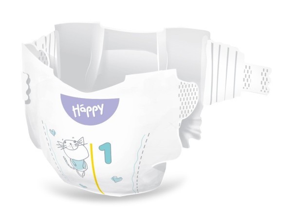 BELLA HAPPY Pleny jednorázové Soft&Delicate 1 Newborn (2-5 kg) 82 ks