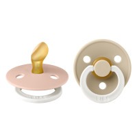 BIBS Colour anatomické dudlíky  z přírodního kaučuku 2ks, vel. 1