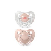 SUAVINEX  Dudlík anatomický silikon 0/6m 2 ks BIRDIES