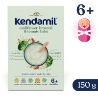 Kendamil Mléčná kaše s brokolicí, květákem a rajčaty (150 g)