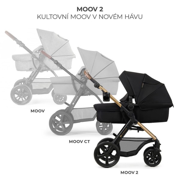KINDERKRAFT Kočárek kombinovaný Moov 2 3v1, pěnová kola