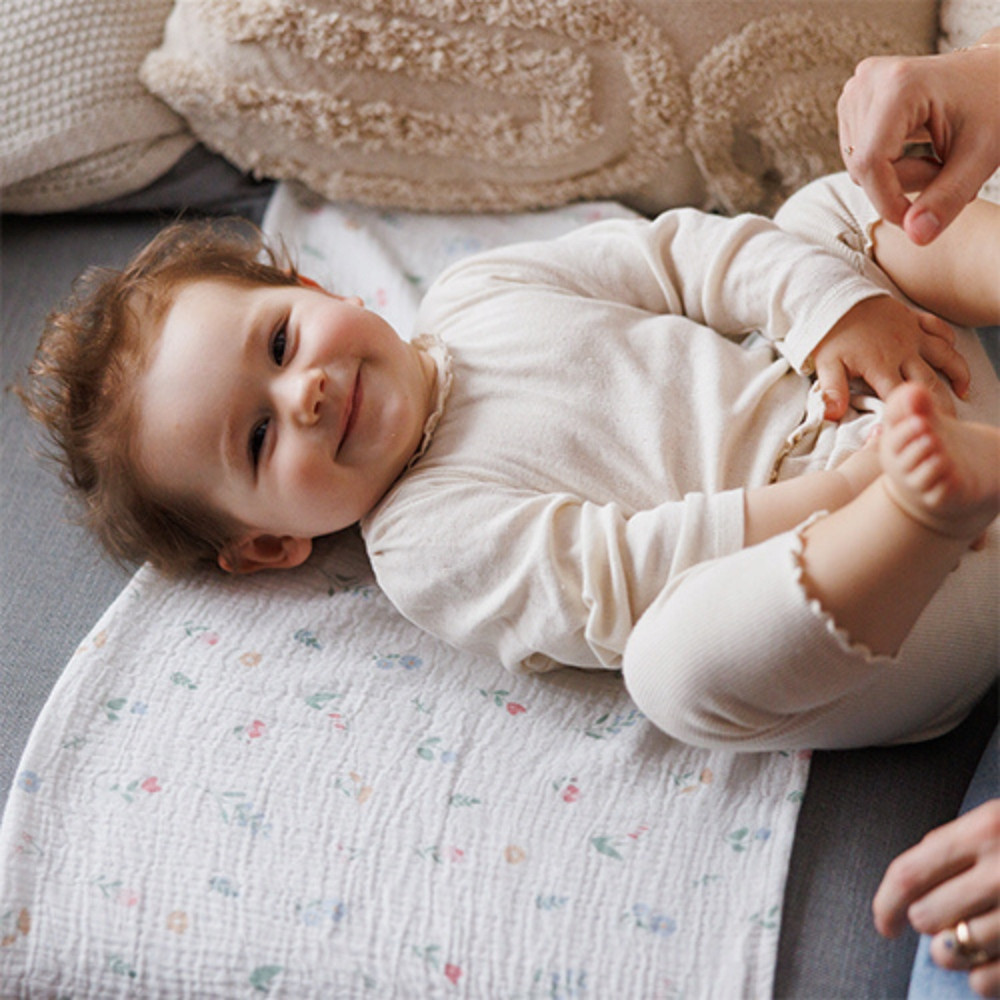 BABYONO Plenky mušelínové nařasené 70x70 cm sada 3 ks