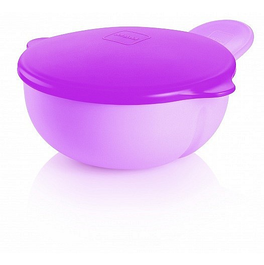 Miska s víčkem MAM Feeding Bowl 6+ měsíců Miska s víčkem MAM Feeding Bowl 6+ měsíců