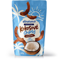 ALLNATURE Kokosové chipsy s kakaem 40 g ALLNATURE Kokosové chipsy s kakaem 40 g