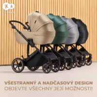 KINDERKRAFT SELECT Kočárek kombinovaný 3v1 Prime 2
