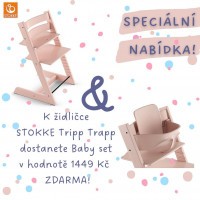 AKČNÍ SET Stokke® Tripp Trapp® židlička + Baby Set