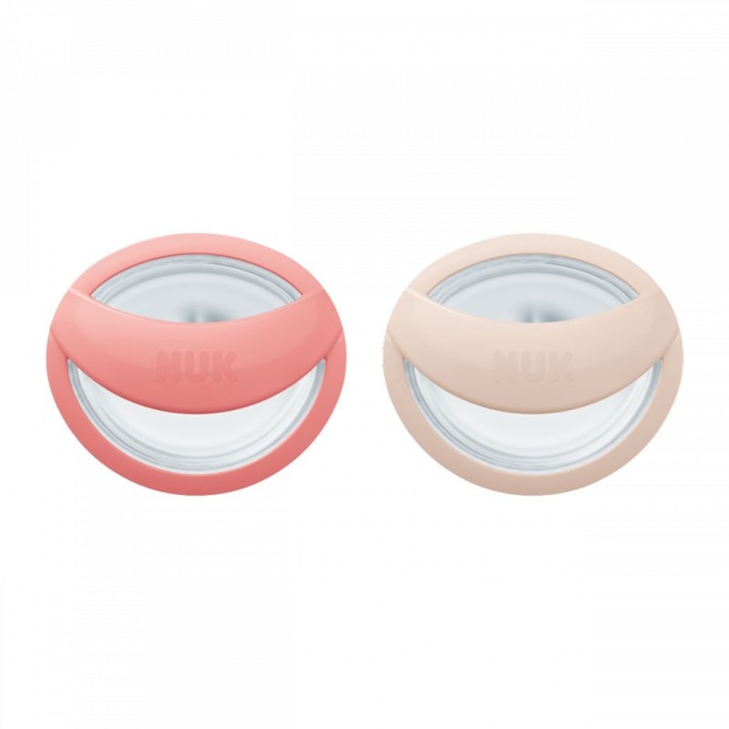 NUK Dudlík MommyFeel silikon 0-9 m, 2 ks BOX